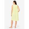 Only Necessities Plus Size Sleeveless Button Front Night Gown