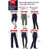 Woman Within Plus Size Fineline Stretch Denim Skinny Pull-On Jeans(Navy)
