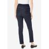 Woman Within Plus Size Flex Pull-On Straight-Leg Gap-Free Stretch Denim Jeans(Indigo)