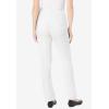 Woman Within Plus Size Flex Pull-On Straight-Leg Gap-Free Stretch Denim Jeans(White)