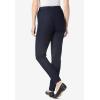 Woman Within Plus Size Petite Fineline Stretch Denim Skinny Pull-On Jeans – 28 WP, Indigo