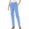 Woman Within Plus Size Petite Corduroy Straight Leg Jeans – 32 W, French Blue