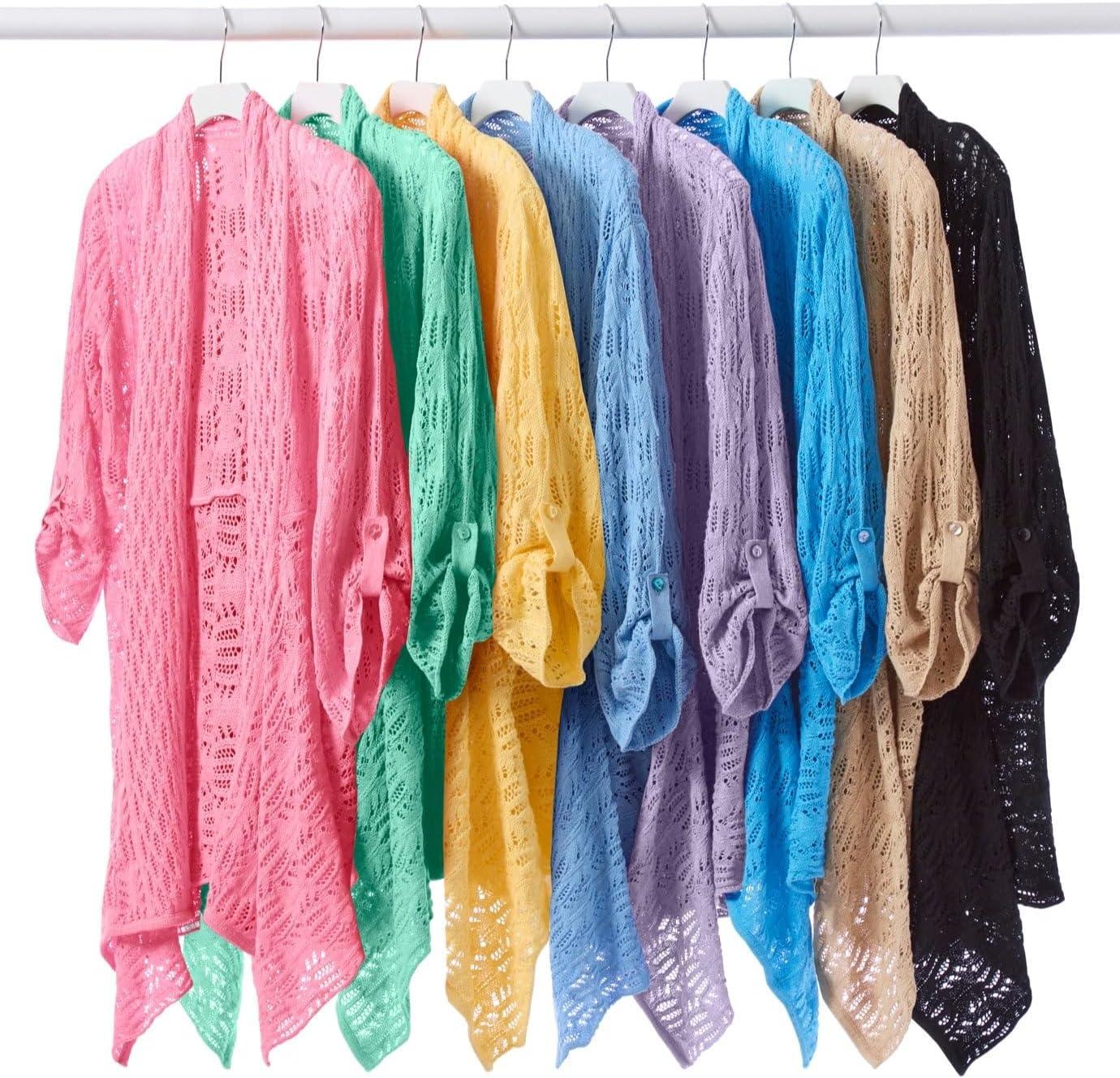 imageWoman Within Plus Size Open Front Pointelle Cardigan SweaterPale Seafoam