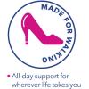Comfortview Women’s Wide Width The Rider Slingback(Pink)
