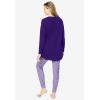 Dreams & Co. Plus Size 2-Piece Pj Legging Set(Midnight Violet Print)