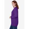 Woman Within Crewneck Fleece Sweatshirt(Radiant Purple)