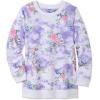 Woman Within Printed Sweatshirt(Soft Iris Tie Dye Bloom)